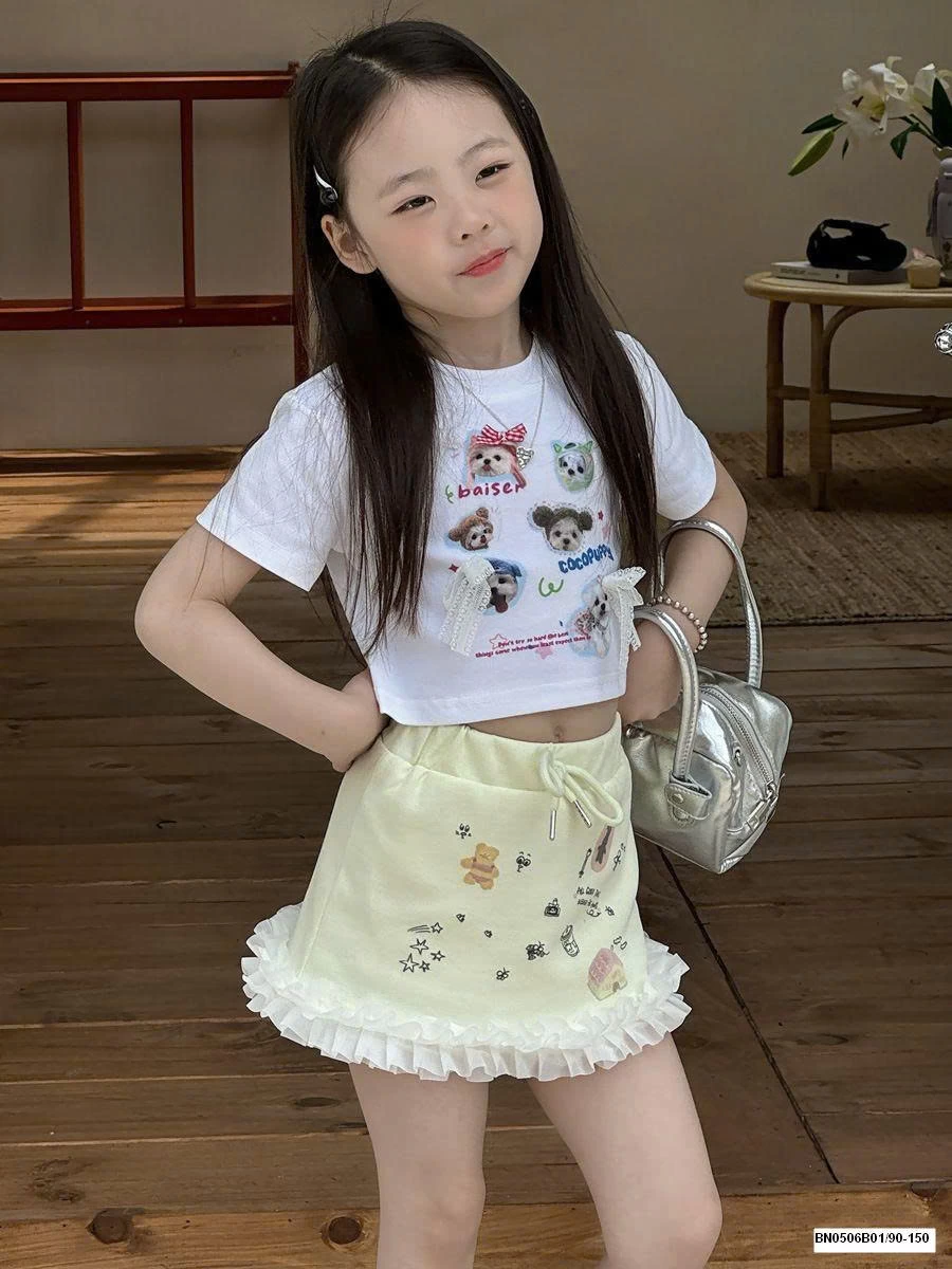 SET ÁO CRT MIX CV HỌA TIẾT DỄ THƯƠNG