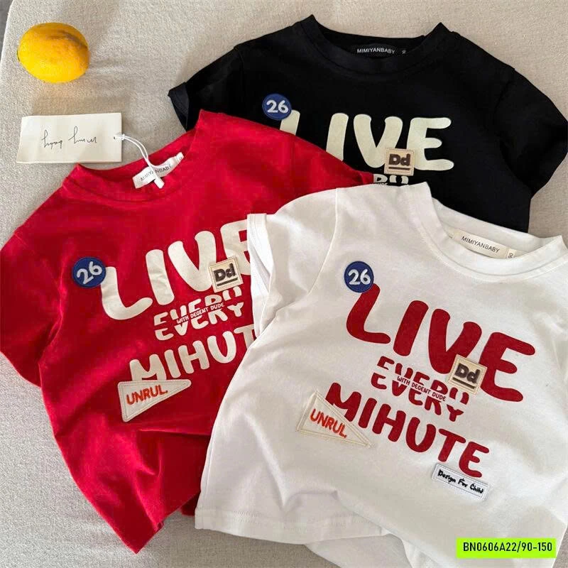 ÁO THUN CHỮ NỔI MMY