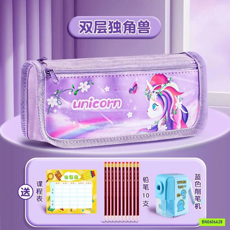 SET HỘP BÚT KÈM THỜI KHÓA BIỂU + 10 BÚT CHÌ
