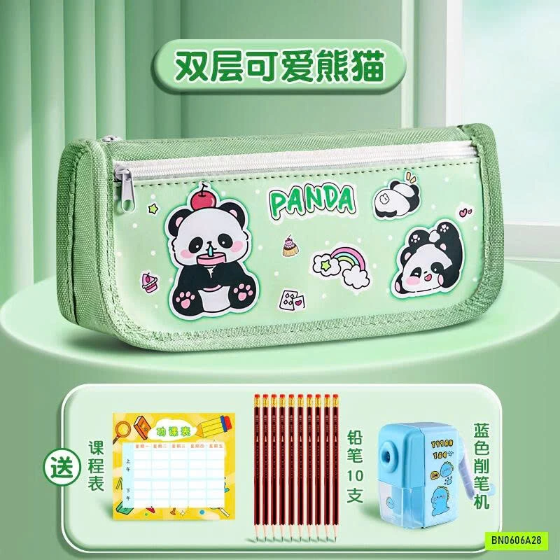 SET HỘP BÚT KÈM THỜI KHÓA BIỂU + 10 BÚT CHÌ
