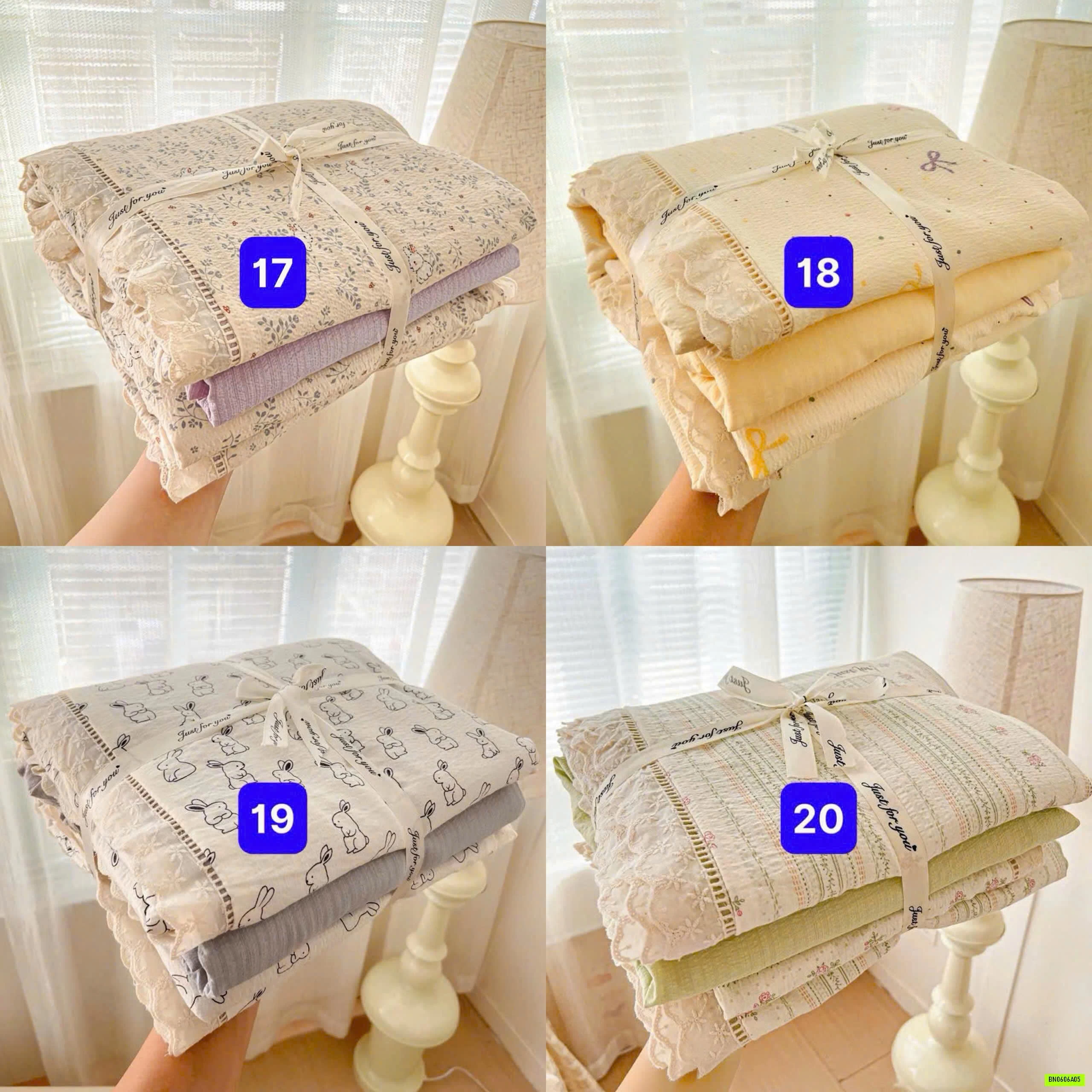 BỘ GA GIƯỜNG 4 MÓN SIÊU XINHH