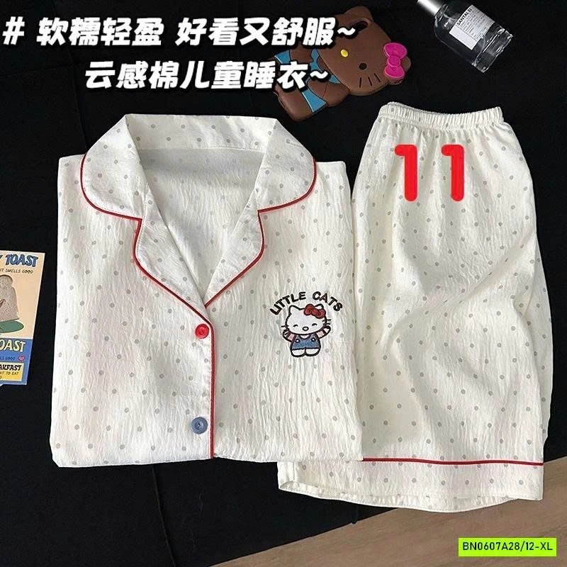 PIZAMA LỤA SỮA KUTE MẸ BÉ