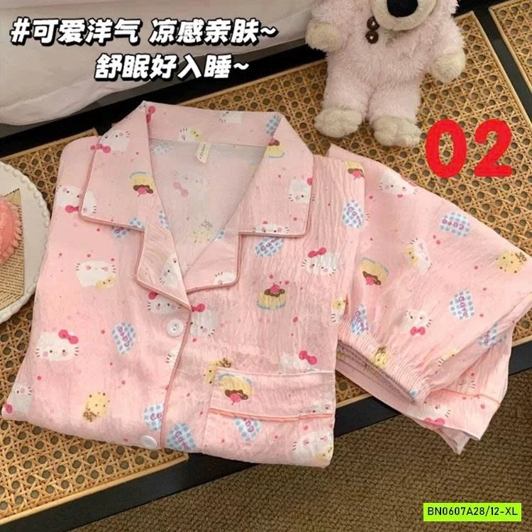 PIZAMA LỤA SỮA KUTE MẸ BÉ