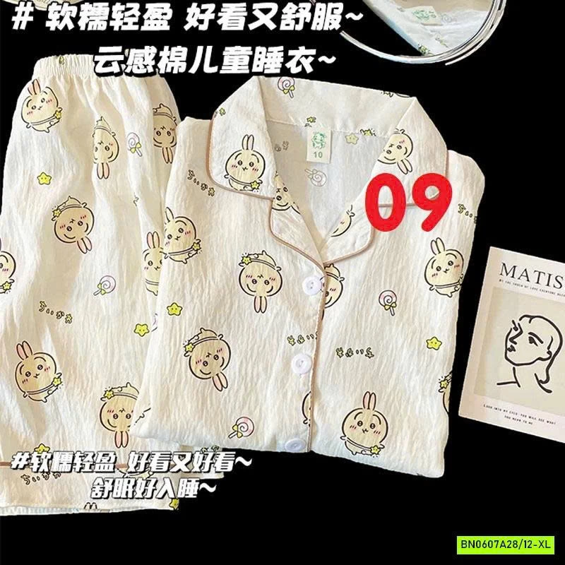 PIZAMA LỤA SỮA KUTE MẸ BÉ