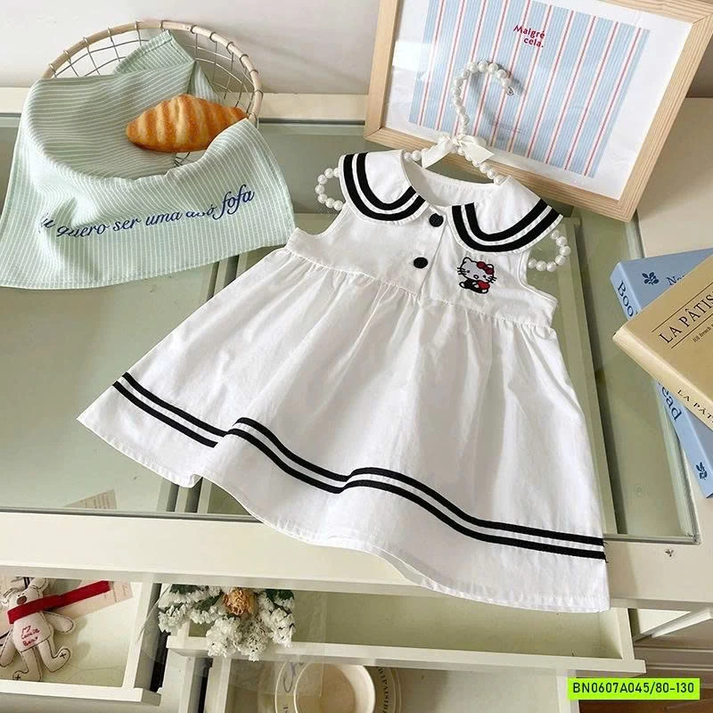 ĐẦM THÔ CỔ SEN THÊU KITTY