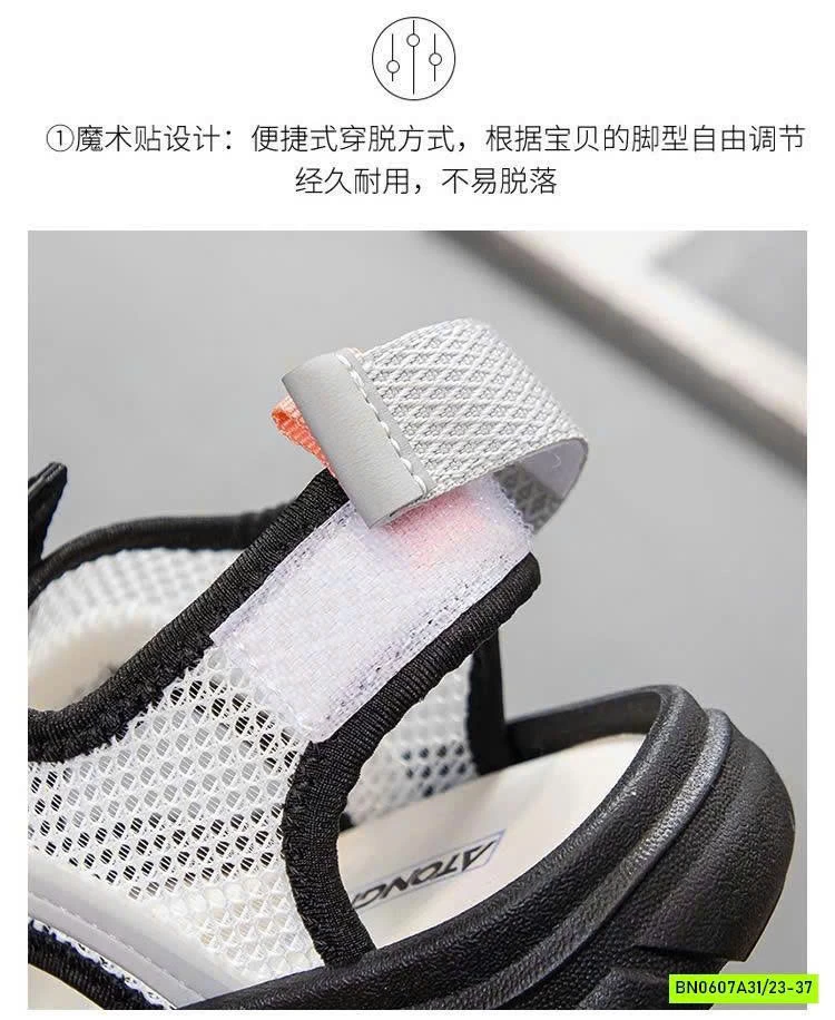 GIÀY LƯỚI QUAI DÁN PHỐI MÀU