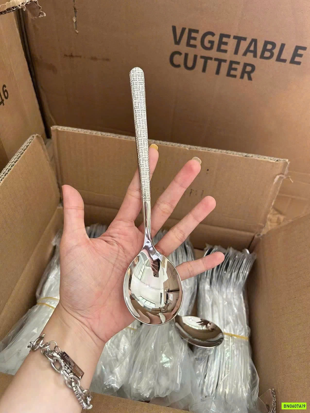 COMBO 5 THÌA THÉP KHÔNG GỈ 304 XUẤT KHẨU