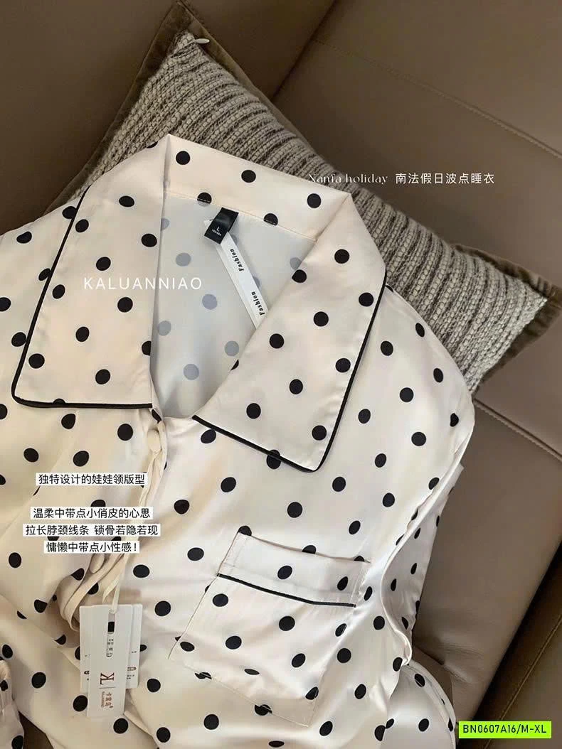 PIJAMA CHẤM BI KALUANNIAO