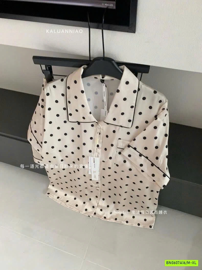 PIJAMA CHẤM BI KALUANNIAO