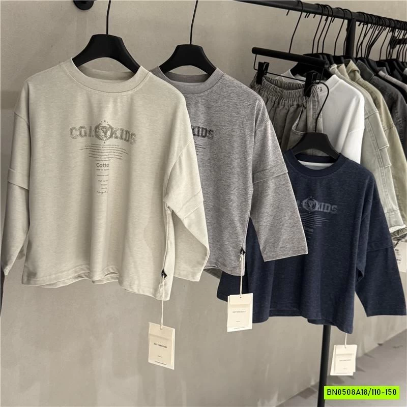 ÁO THUN GIẢ 2 LỚP IN CHỮ