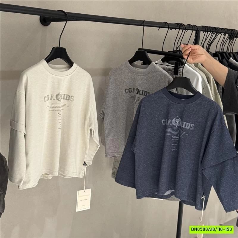 ÁO THUN GIẢ 2 LỚP IN CHỮ