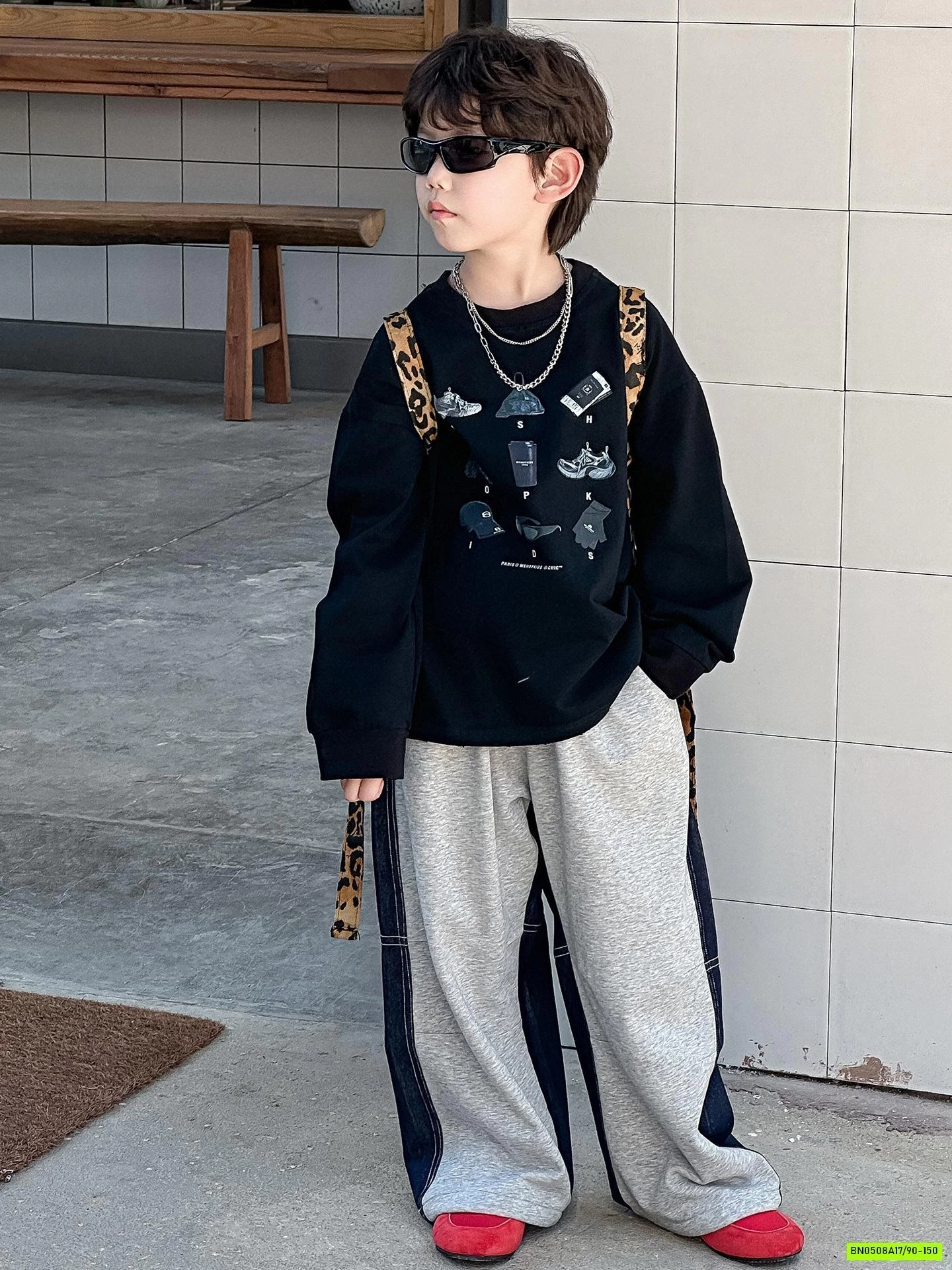 ÁO THUN ĐEN IN HÌNH CÁ TÍNH