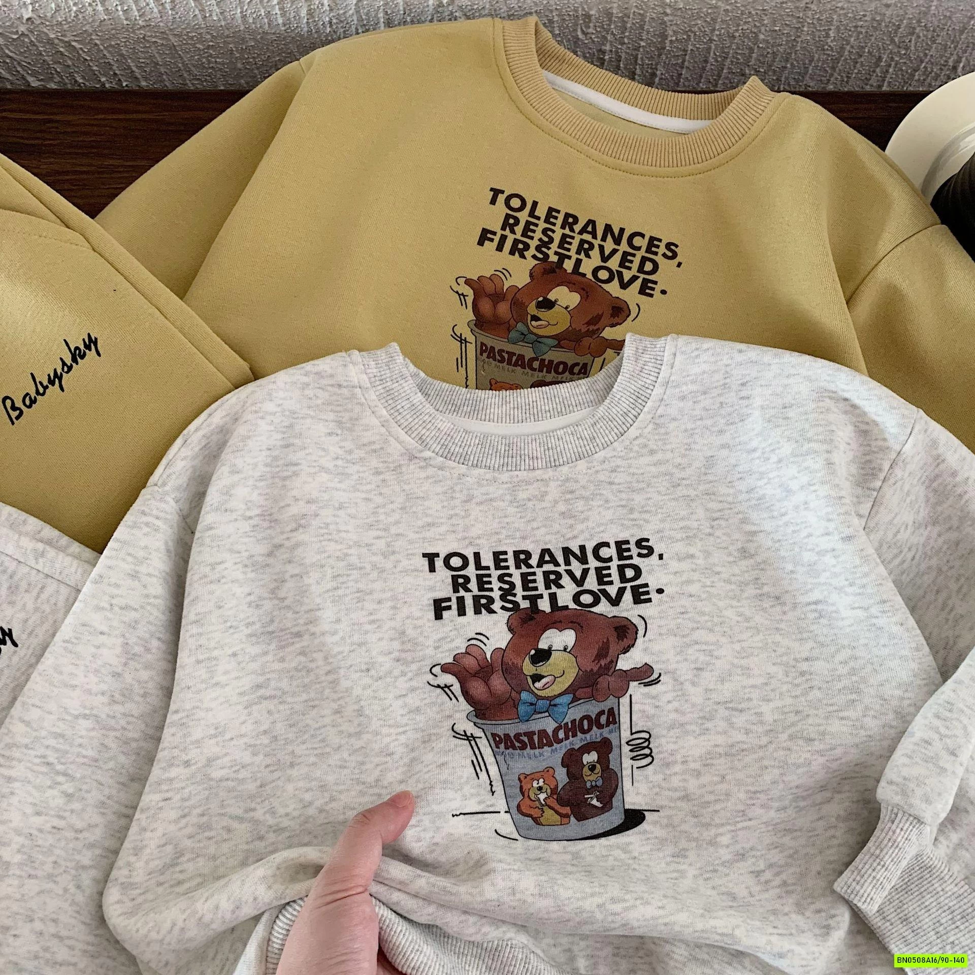 BỘ NỈ IN HÌNH DỄ THƯƠNG