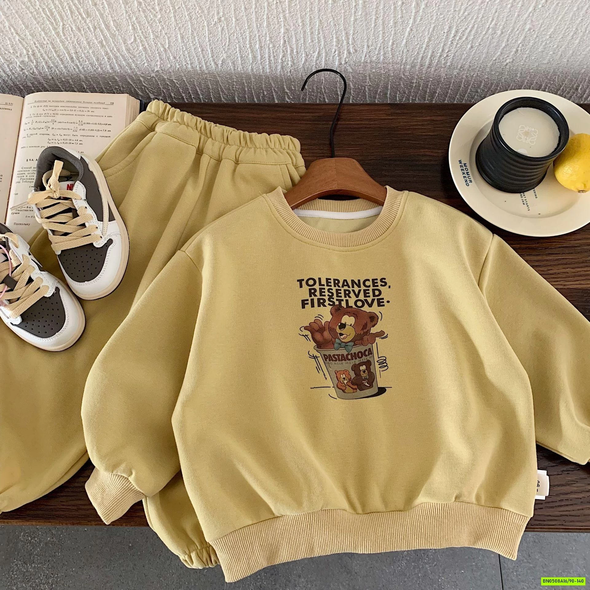 BỘ NỈ IN HÌNH DỄ THƯƠNG