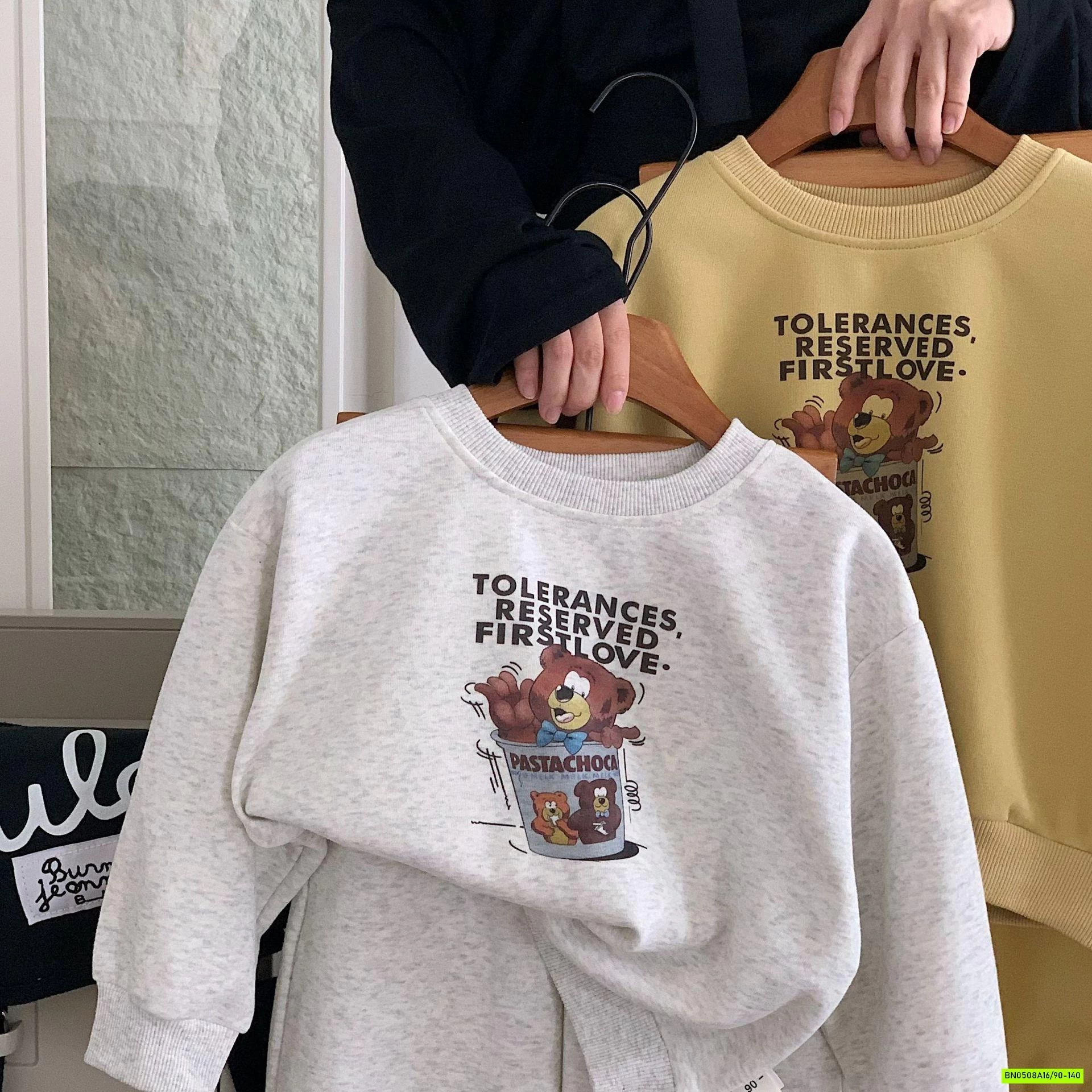 BỘ NỈ IN HÌNH DỄ THƯƠNG