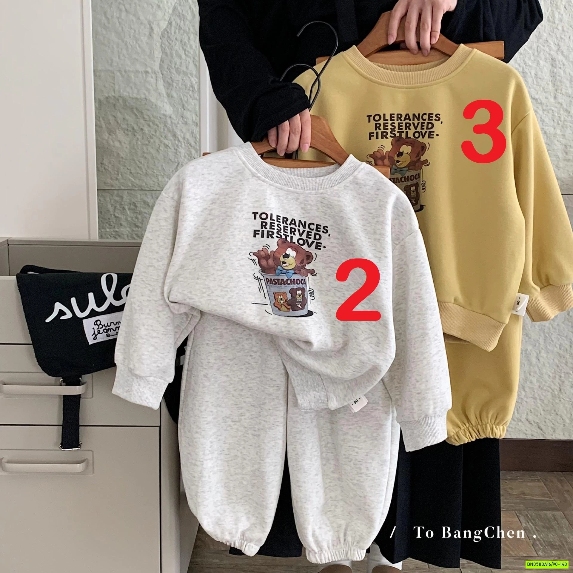 BỘ NỈ IN HÌNH DỄ THƯƠNG