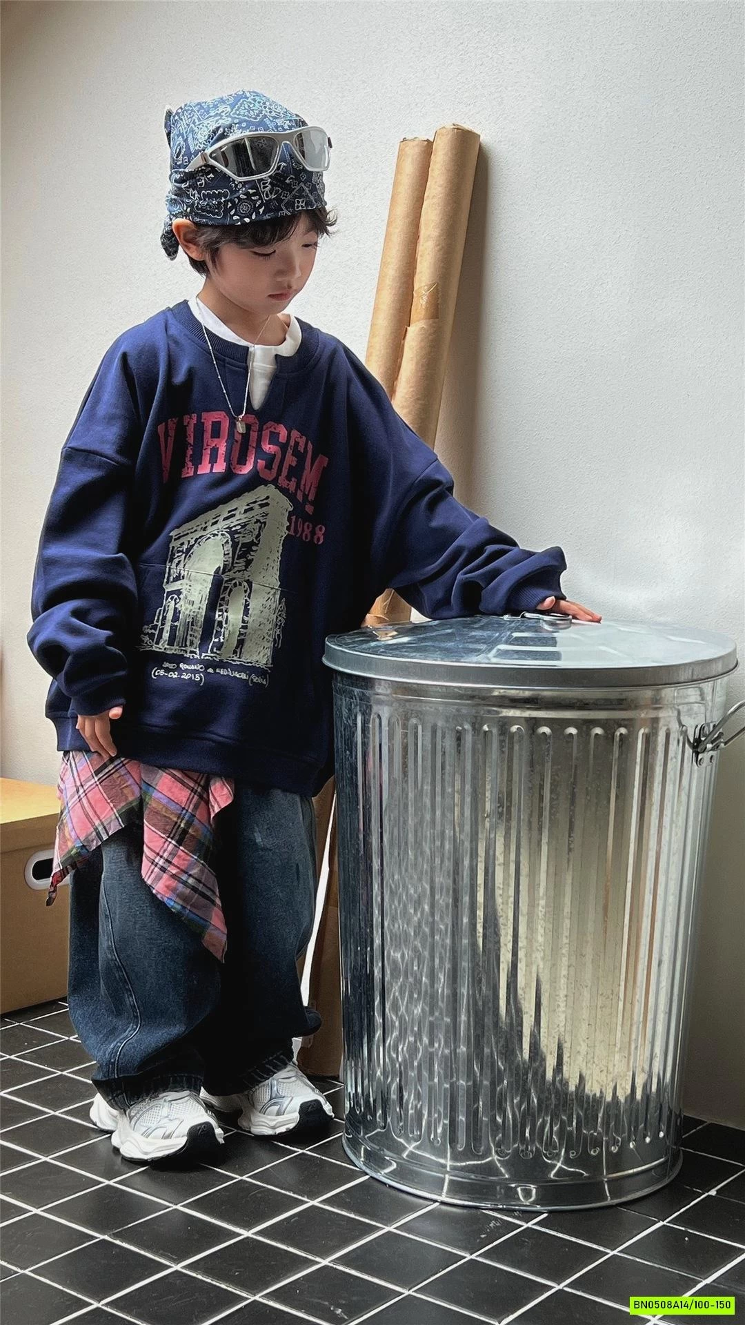 ÁO NỈ GIẢ 2 LỚP CỔ V