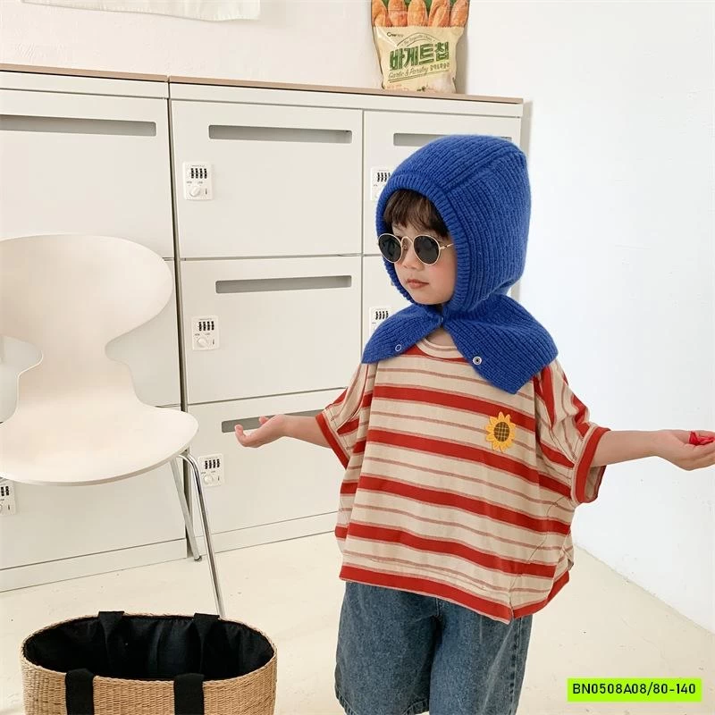 AO THUN KẺ LOGO HOA HƯỚNG DƯƠNG