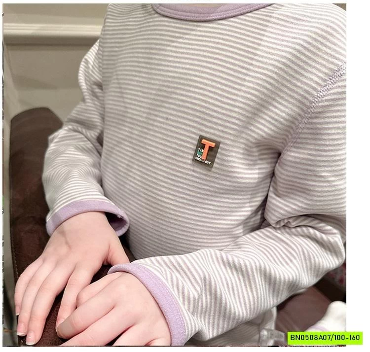 BỘ NỈ GIỮ NHIỆT KẺ NGANG