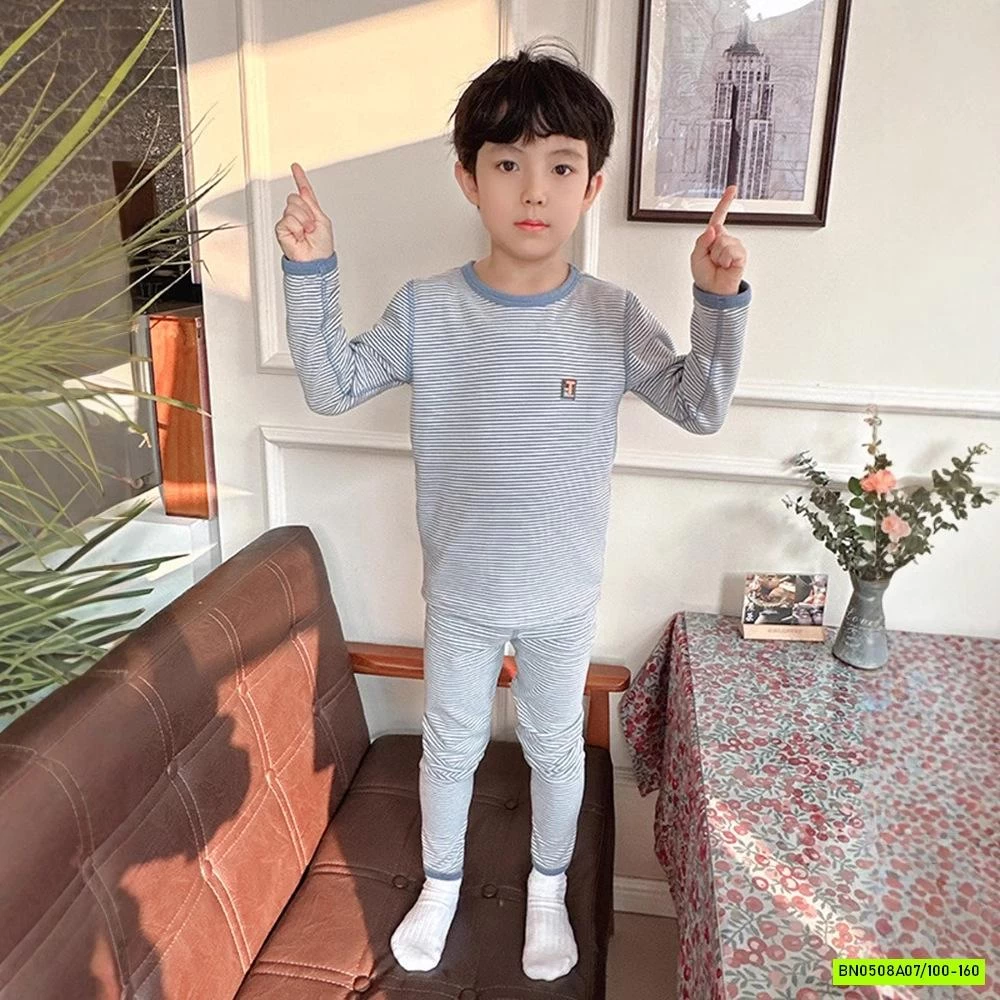 BỘ NỈ GIỮ NHIỆT KẺ NGANG