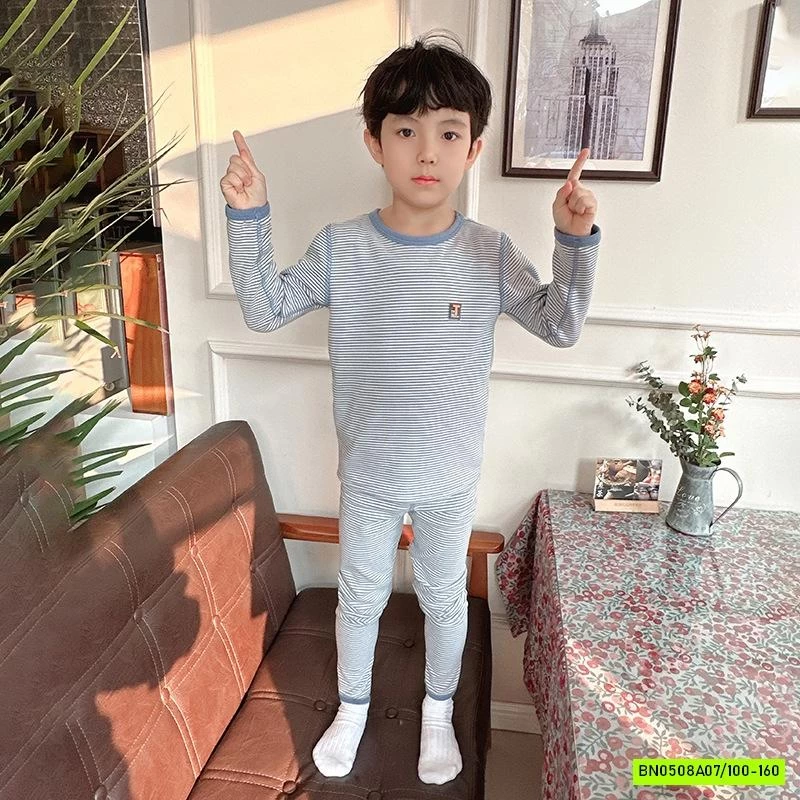 BỘ NỈ GIỮ NHIỆT KẺ NGANG