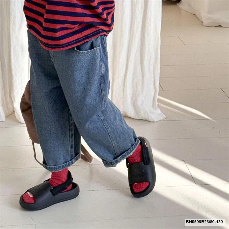 QUẦN JEAN SUÔNG ỐNG RỘNG AD.BABY