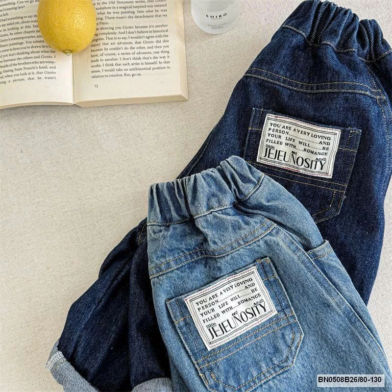 QUẦN JEAN SUÔNG ỐNG RỘNG AD.BABY