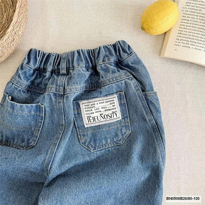 QUẦN JEAN SUÔNG ỐNG RỘNG AD.BABY