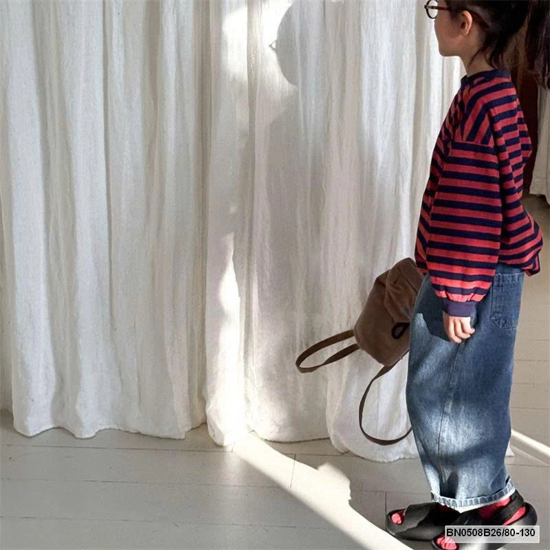 QUẦN JEAN SUÔNG ỐNG RỘNG AD.BABY