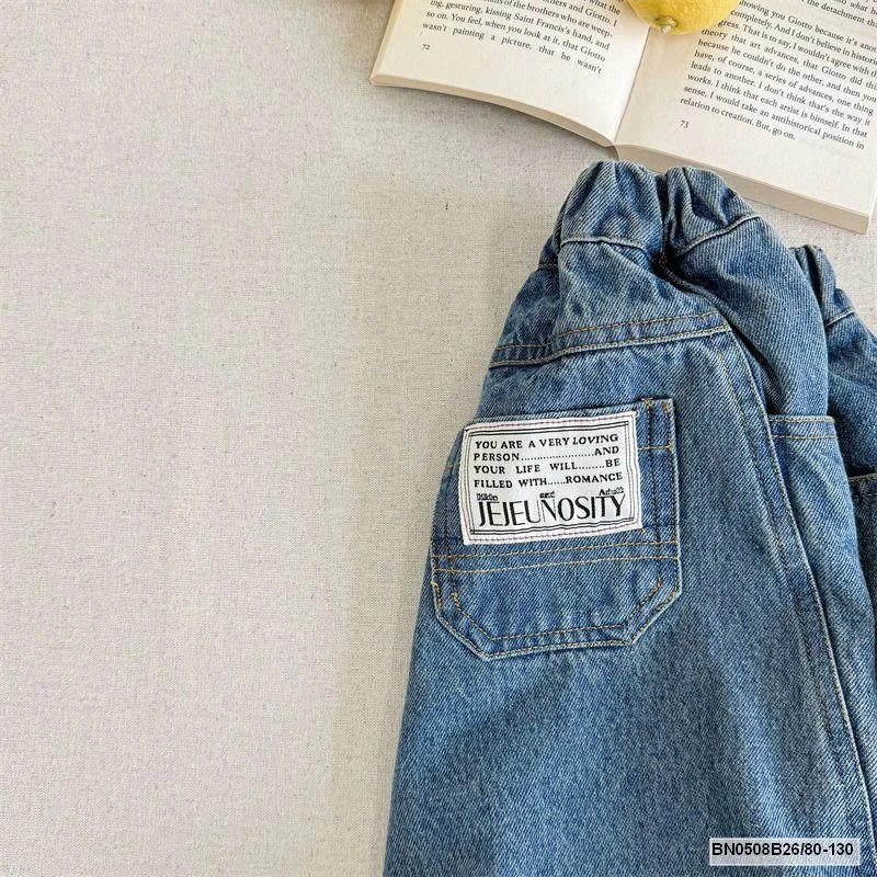 QUẦN JEAN SUÔNG ỐNG RỘNG AD.BABY