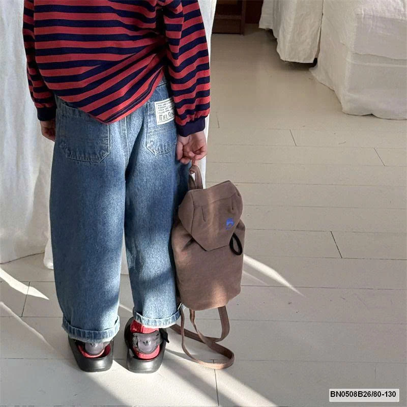 QUẦN JEAN SUÔNG ỐNG RỘNG AD.BABY