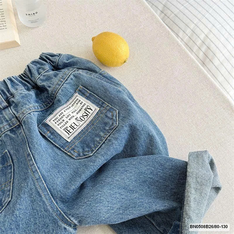 QUẦN JEAN SUÔNG ỐNG RỘNG AD.BABY