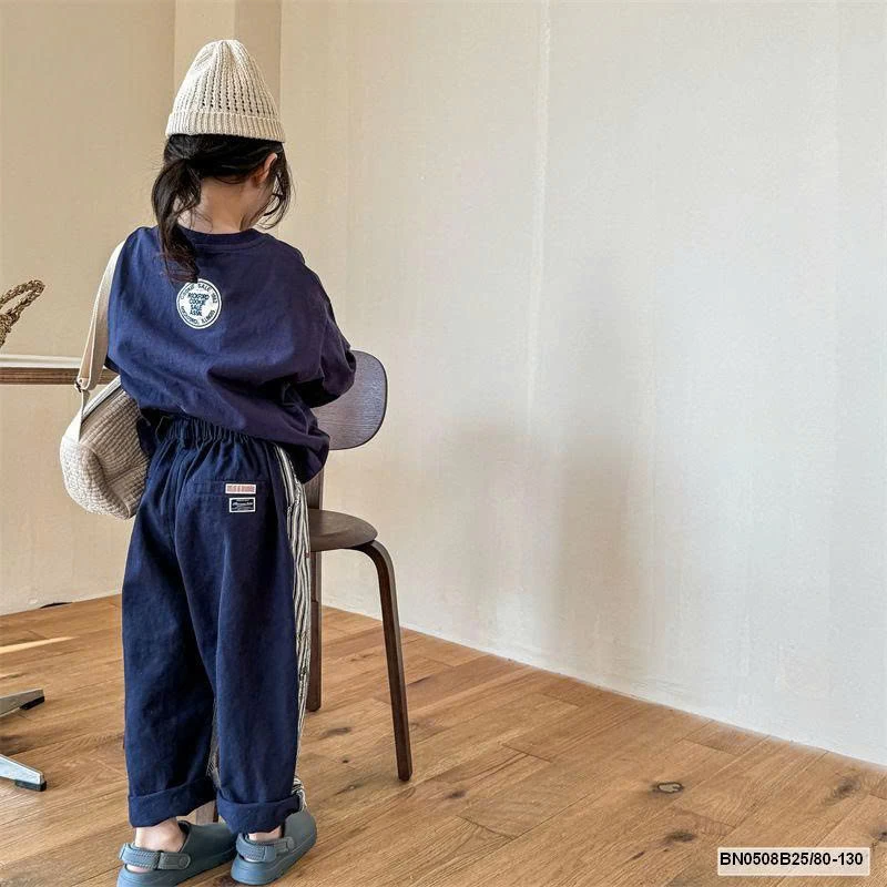 QUẦN BAGGY PHỐI KẺ  AD.BABY