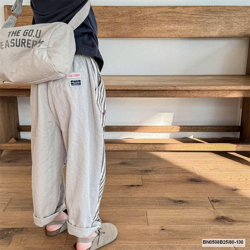 QUẦN BAGGY PHỐI KẺ  AD.BABY