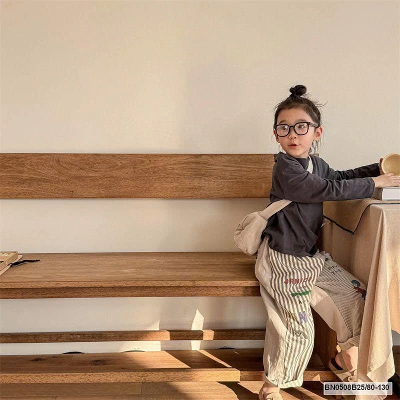 QUẦN BAGGY PHỐI KẺ  AD.BABY