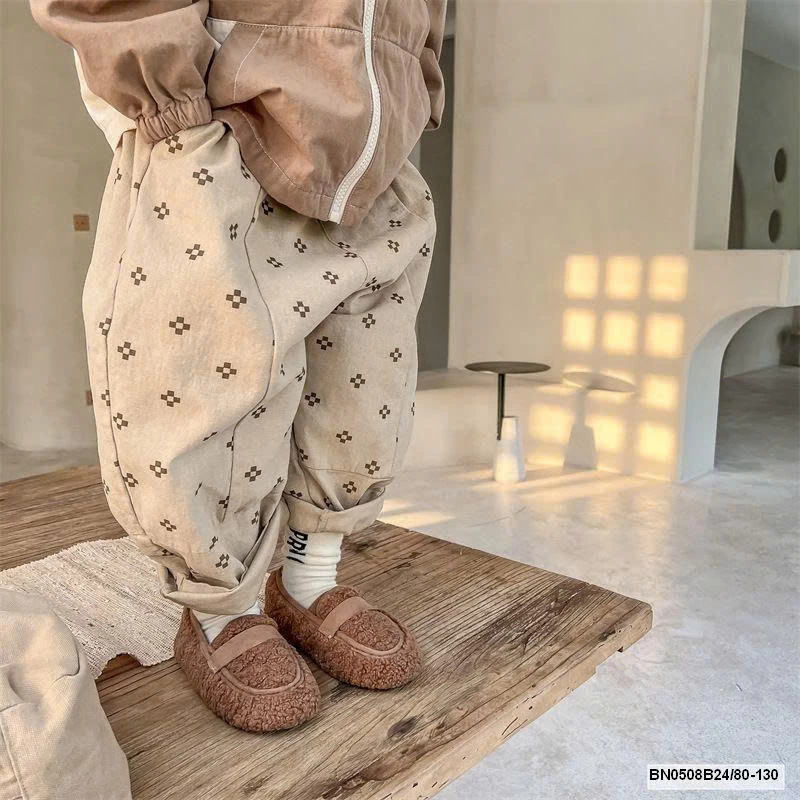 QUẦN BAGGY HOA 4 CÁNH   AD.BABY