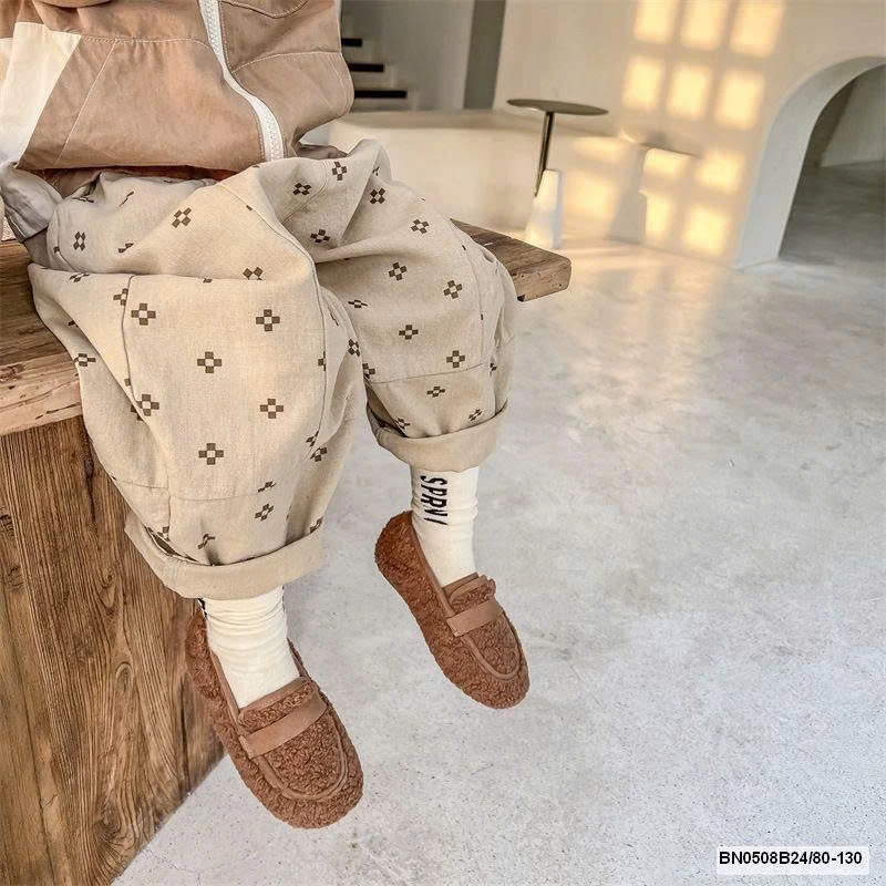 QUẦN BAGGY HOA 4 CÁNH   AD.BABY