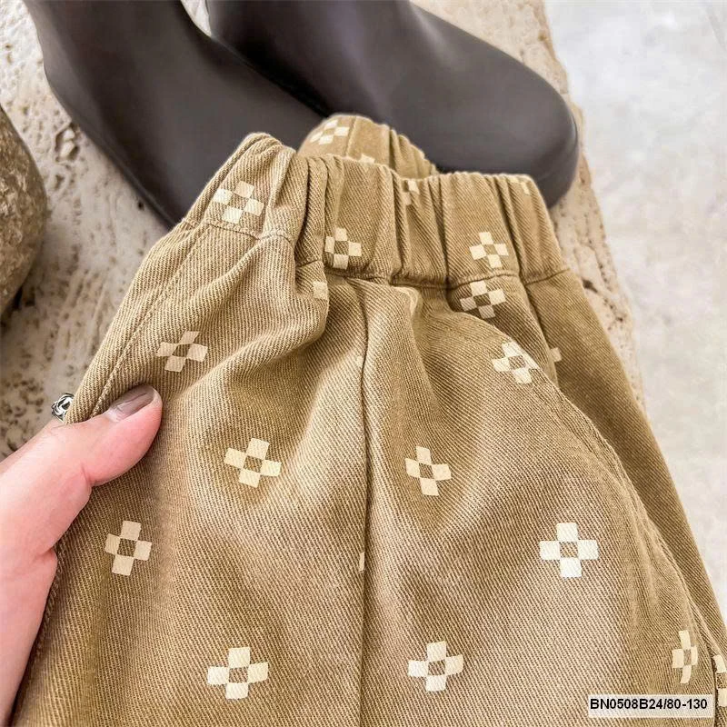 QUẦN BAGGY HOA 4 CÁNH   AD.BABY