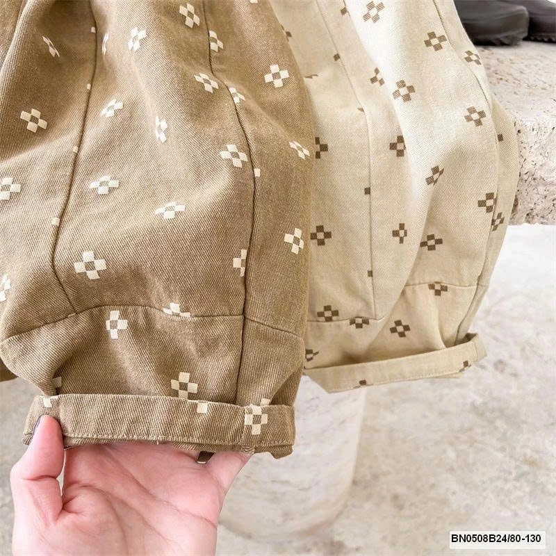 QUẦN BAGGY HOA 4 CÁNH   AD.BABY