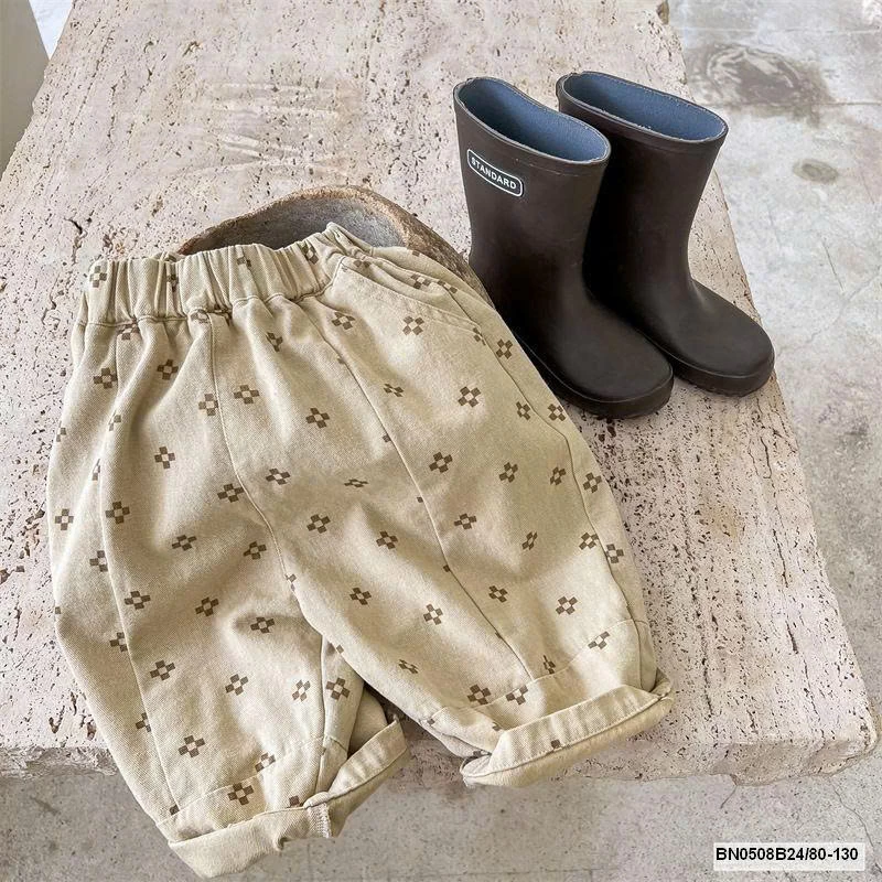 QUẦN BAGGY HOA 4 CÁNH   AD.BABY