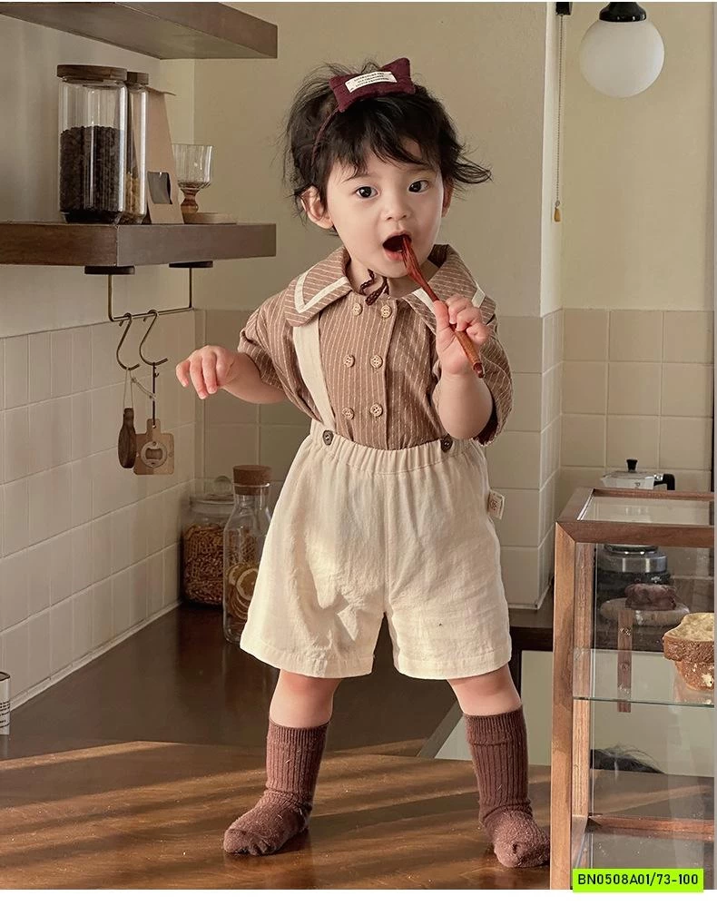 SÉT BODY SƠ MI NÂU VINTAGE