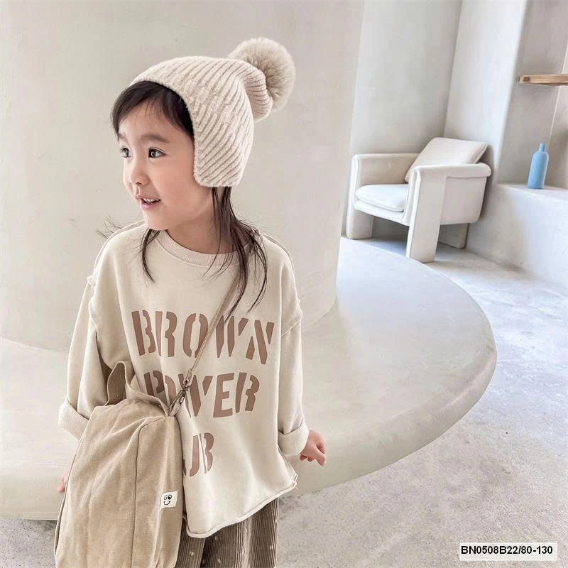 ÁO THUN CHỮ HÀN QUỐC AD.BABY