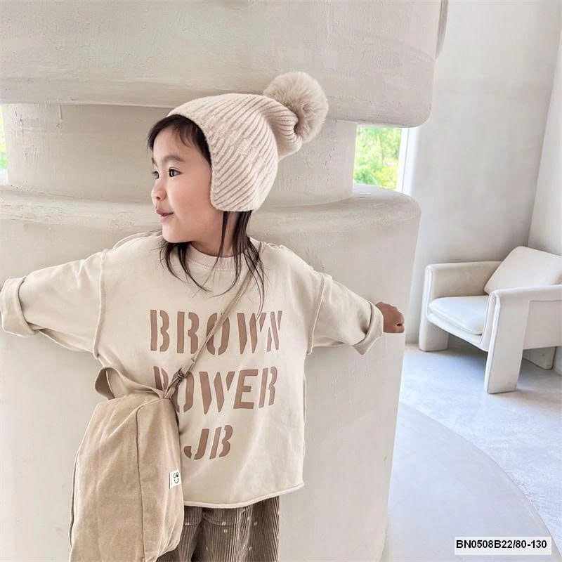 ÁO THUN CHỮ HÀN QUỐC AD.BABY