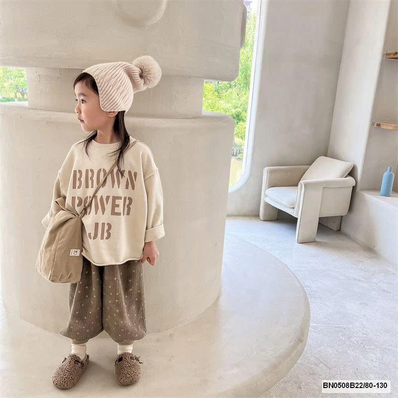 ÁO THUN CHỮ HÀN QUỐC AD.BABY