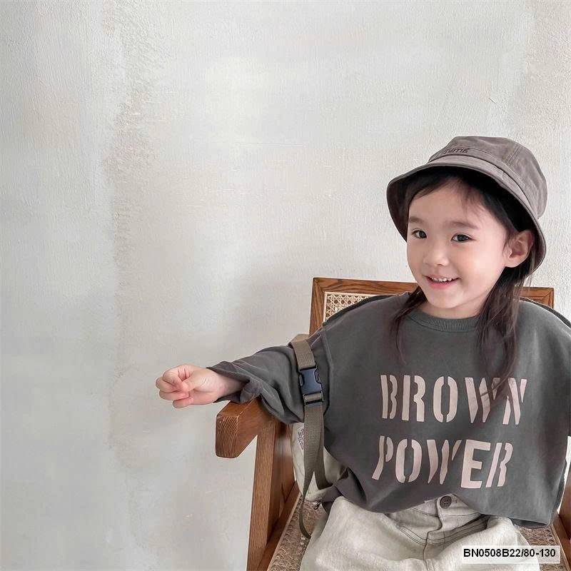 ÁO THUN CHỮ HÀN QUỐC AD.BABY