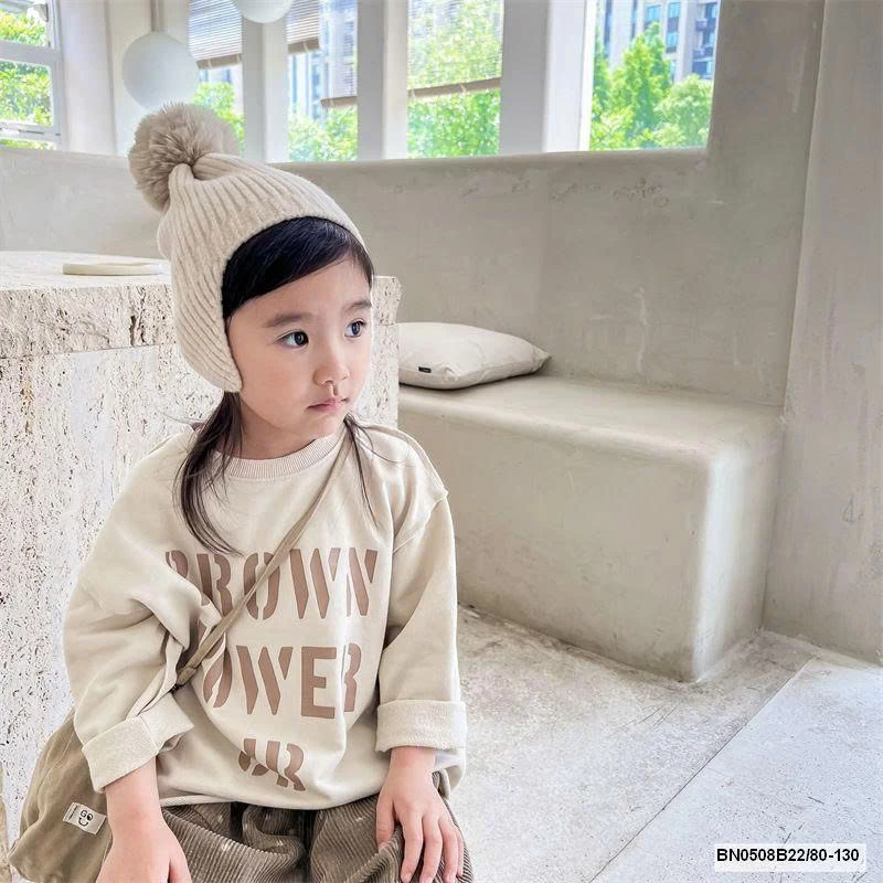 ÁO THUN CHỮ HÀN QUỐC AD.BABY