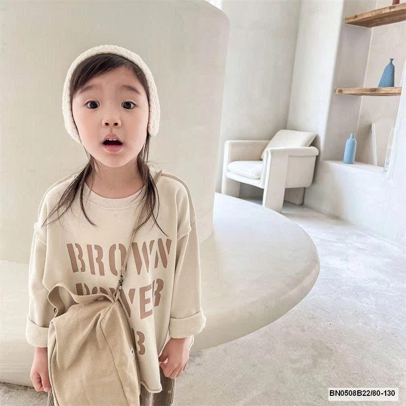 ÁO THUN CHỮ HÀN QUỐC AD.BABY