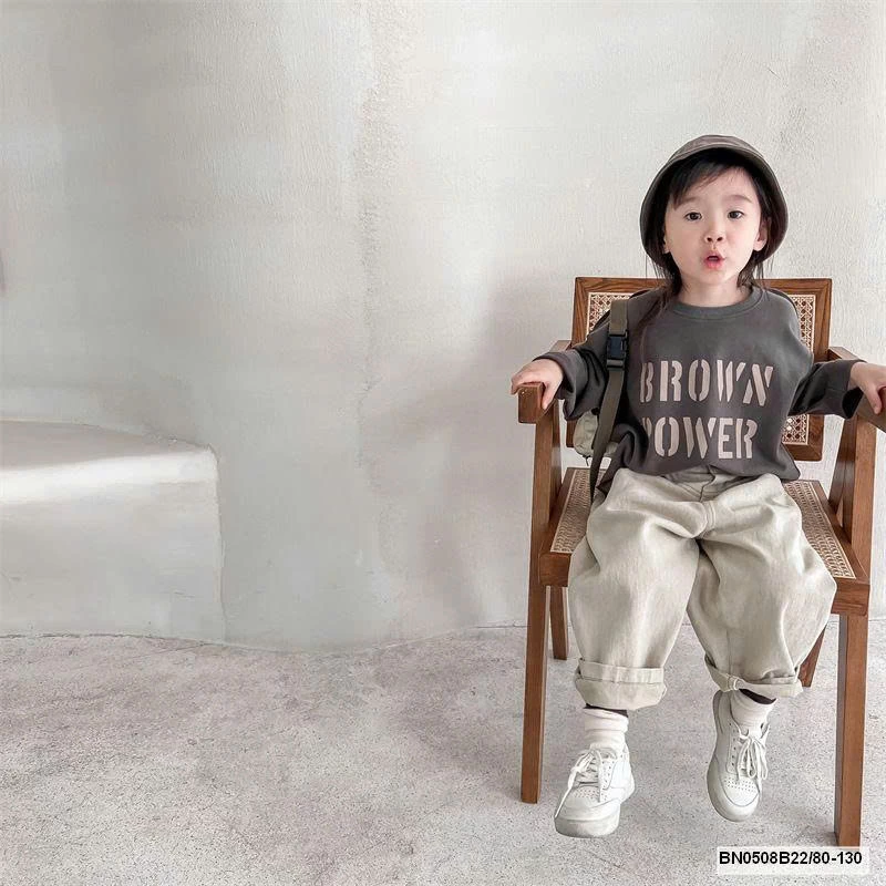 ÁO THUN CHỮ HÀN QUỐC AD.BABY