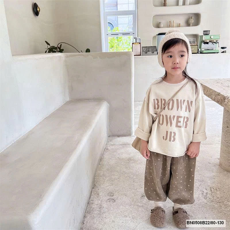 ÁO THUN CHỮ HÀN QUỐC AD.BABY