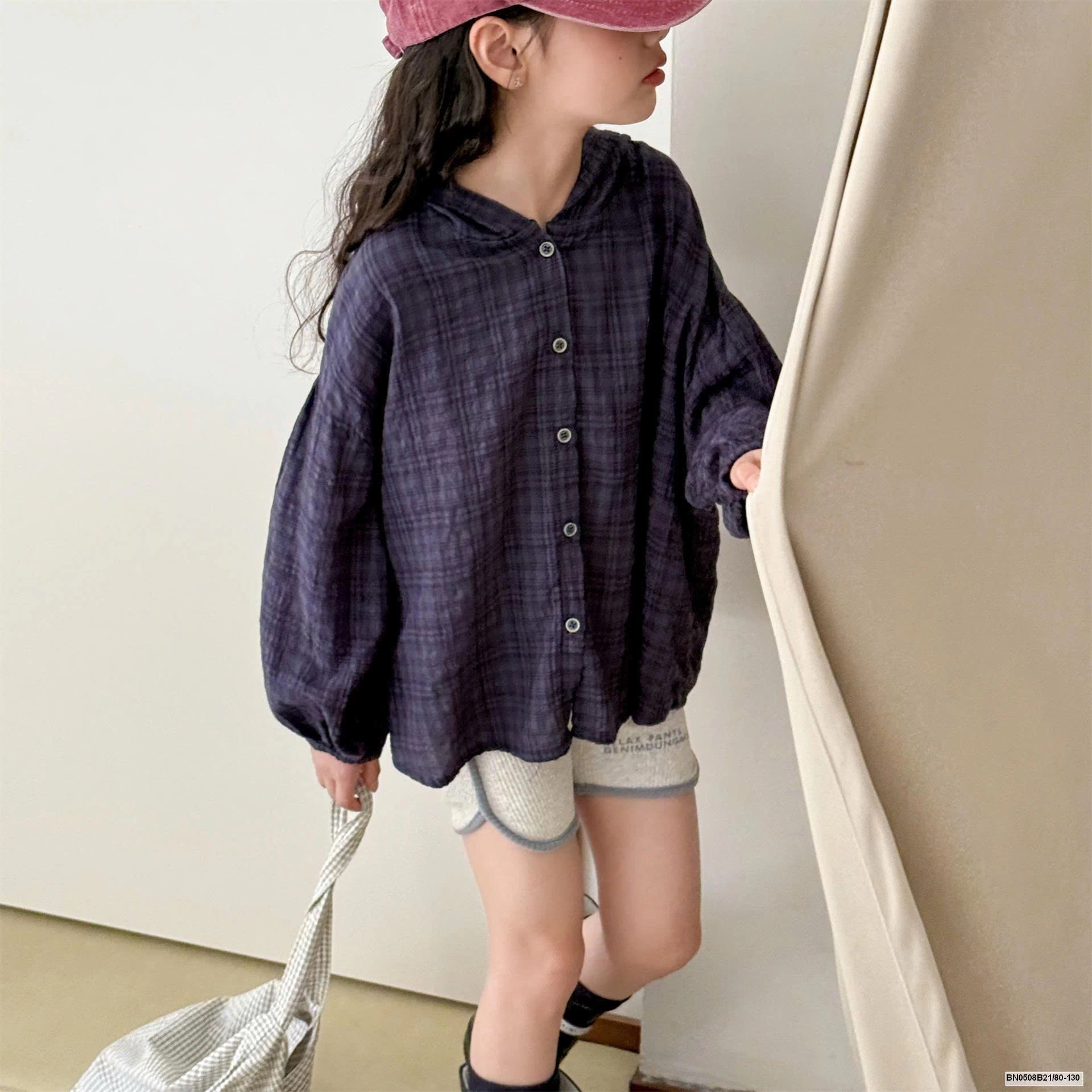 SƠ MI XÔ ĐŨI THỜI TRANG LIỀN MŨ AD.BABY